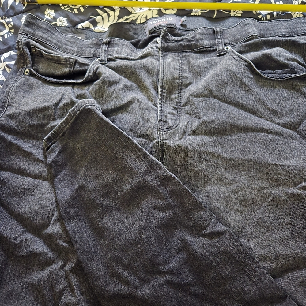 Dark Gray Denim Jeans
